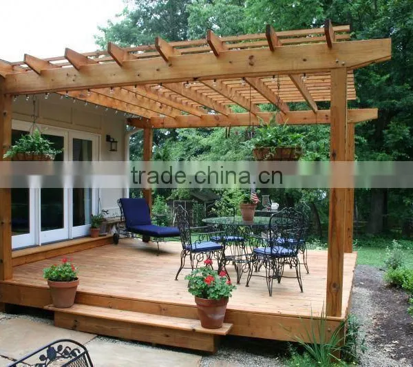 Wood Plastic Composite Pergola/outdoor Garden Decorative Pergola/wpc Pergolas photo-2