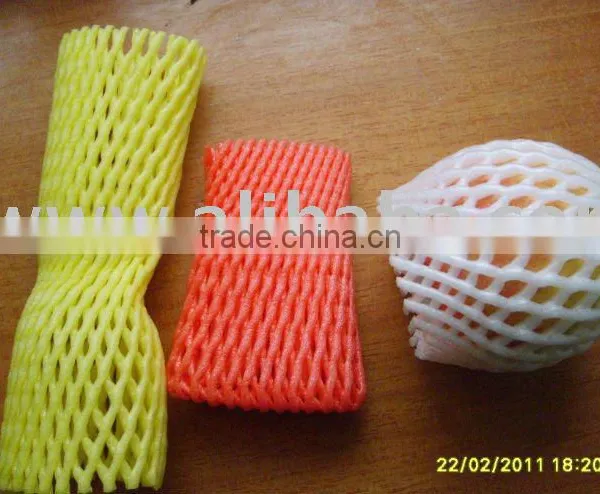 plastic sleeve for fruit PE foam net