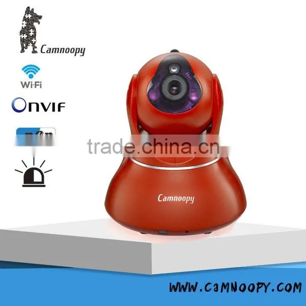 Camnoopy CN-TP100E Pan&Tilt 720P Resolution Plug and Play Wireless ip Camera With CE/FCC/RoHS Certification ip Camera .
