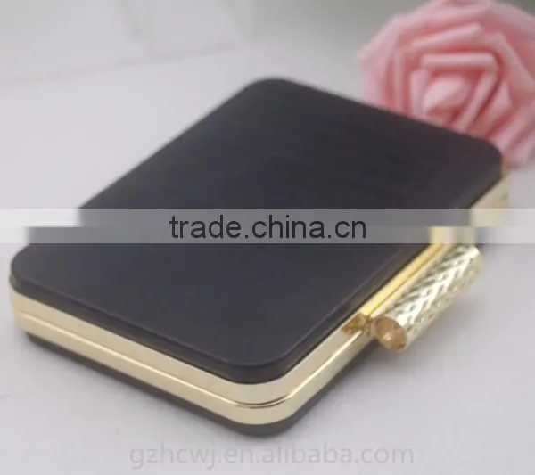 Shiny Light Gold Box Purse Frame ,bag Clutch Frame With Shells photo-3