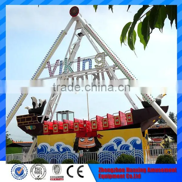 Theme Park Equipment Kids Mini Outdoor Games Plastic Toy Pirate Ship for Sale