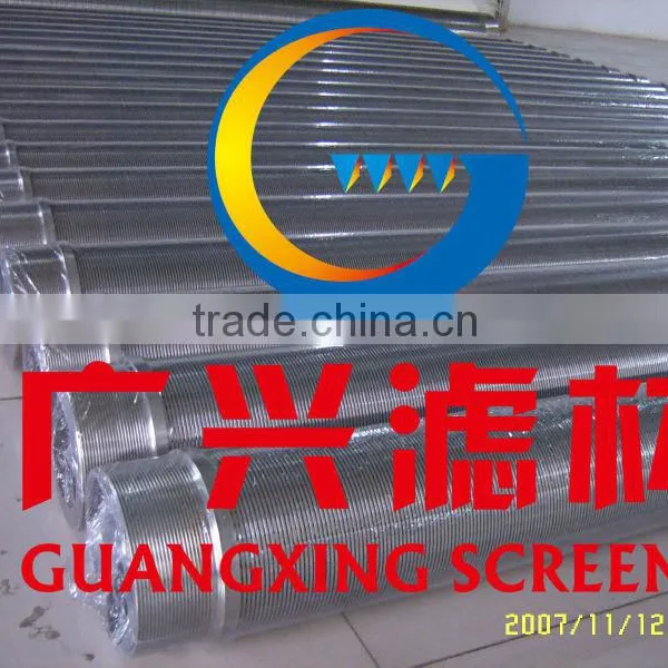 2014 Hot Sale 168.28mm V-shaped Wire Continuous Slot Water Well Screen Pipes photo-3