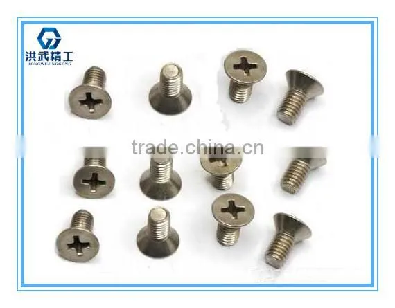 Countersunk head screws