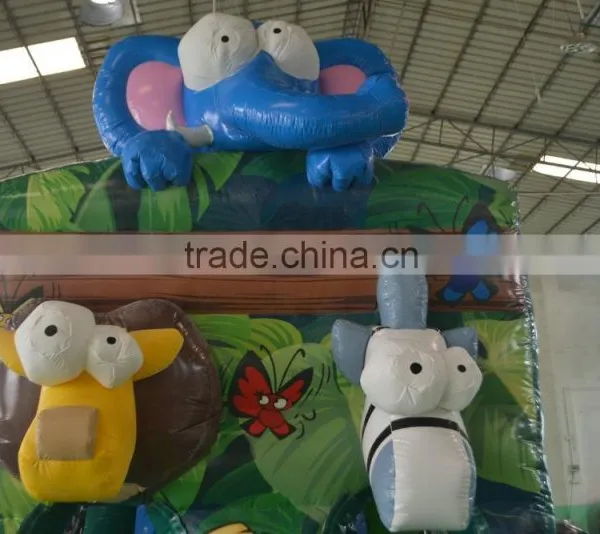 Animal Zoo Inflatable Obstacle Course For Kids photo-6