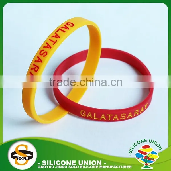 Crafts Rubber Gift Silicone Bracelet Full Color Silicone Wristband
