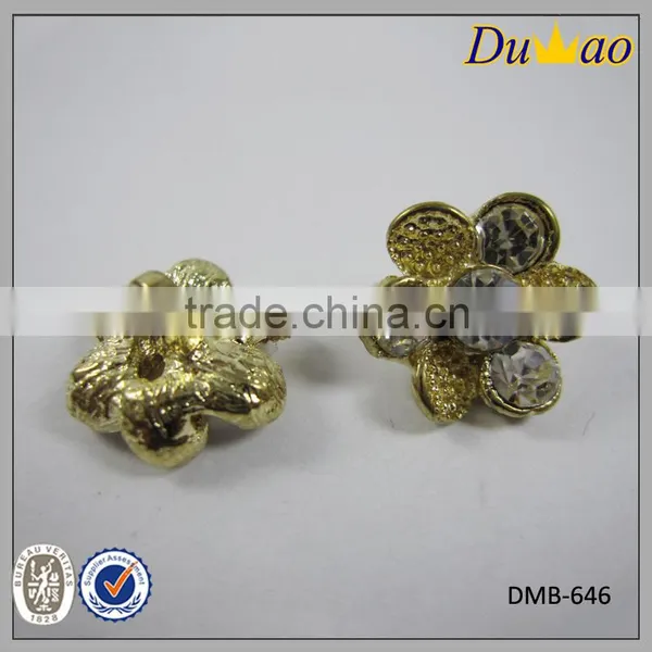 888crystal Metal Button Rhinestone Shank Buttons photo-3
