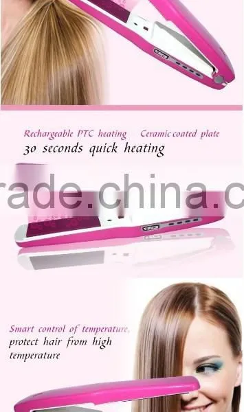 2015 Best New Product Cordless Ceramic Hair Straightener photo-2