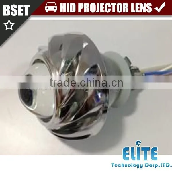 2.5 Inches ABQ/ABJ Mini Bi-Xenon HID Projector Kit Angel Devil Eye Headlight Projector Lens photo-2