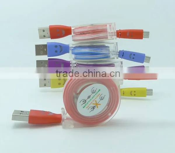 Bling Bling Micro Led Light Universal Usb Cable Charger photo-4