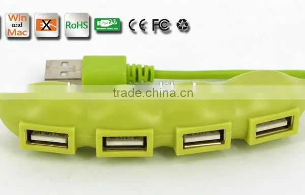 China Personal Design Slim Funny Mini 4 Port Usb 2.0 Hub From Usb Hub Suppliers photo-3