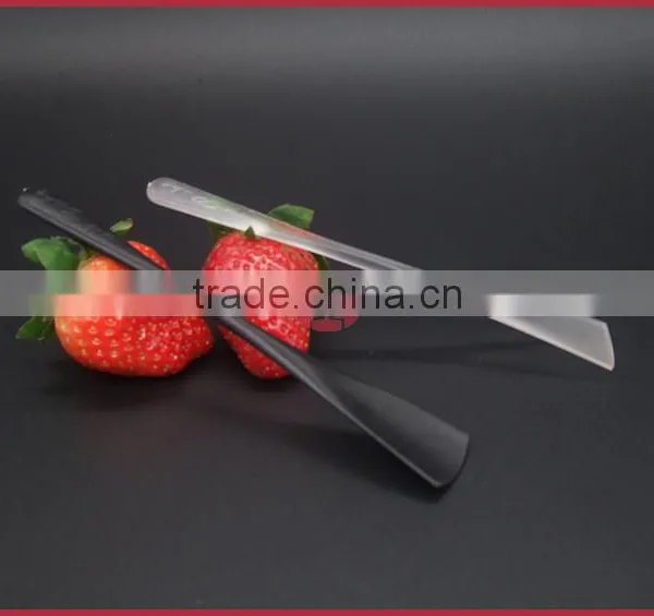 High Quality Disposable Plastic Flat Tableware PP Material Icecream Spoon photo-5