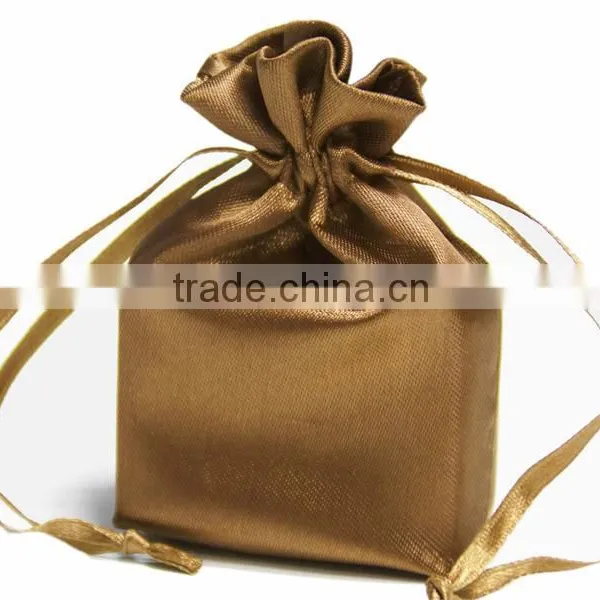 High Quality Satin Hair Extensions Bags With Sliding Ribbon photo-5