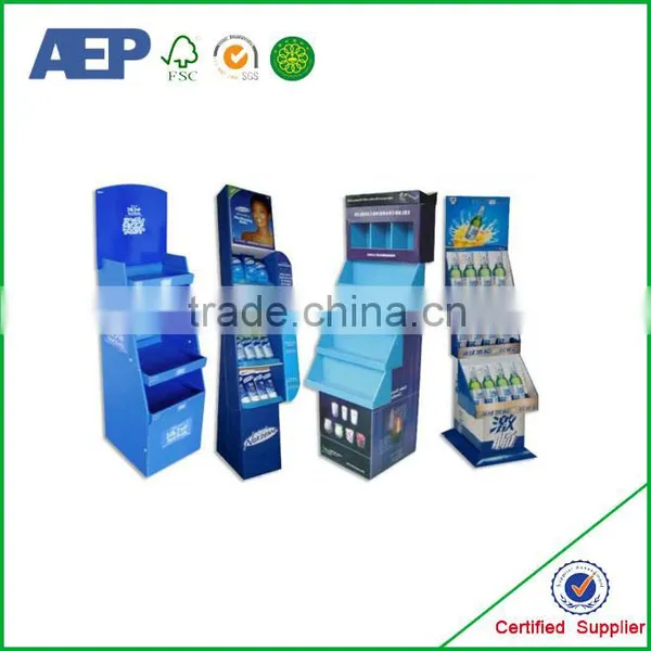 Printed Advertising Portable Cardboard Display Stand photo-3