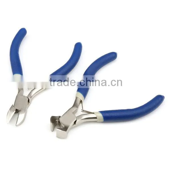 9 Pcs Jewellery Making Beading Mini Pliers Tools Kit Set Flat Long Round Nose photo-6