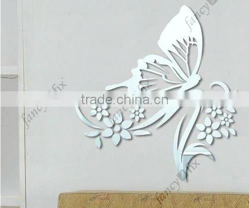 wall mirrors decorative stick on wall mirrors
