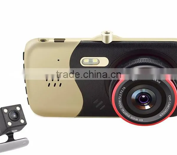 Hot 4.0 Inch Big Screen Car Black Box Dual Camera Dvr Driving Recorder photo-3