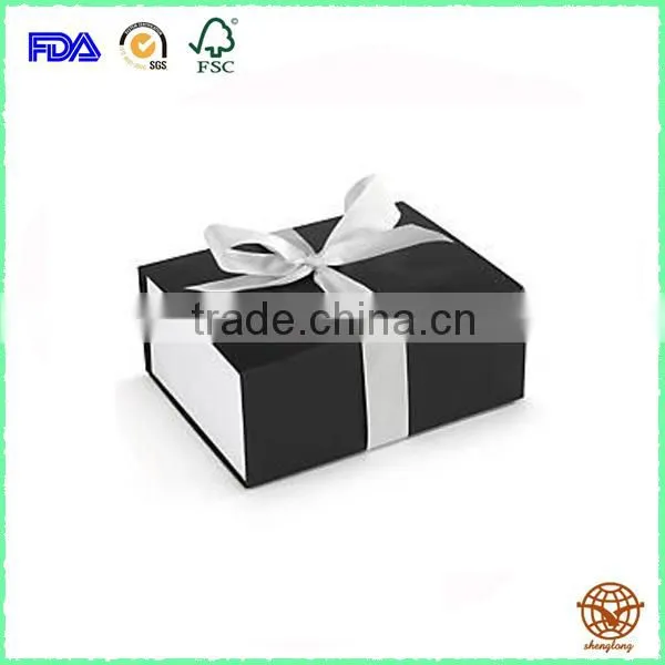 Custom Logo Rigid Cardboard Box With Drawer/fantastic Rigid Box With Ribbon photo-3