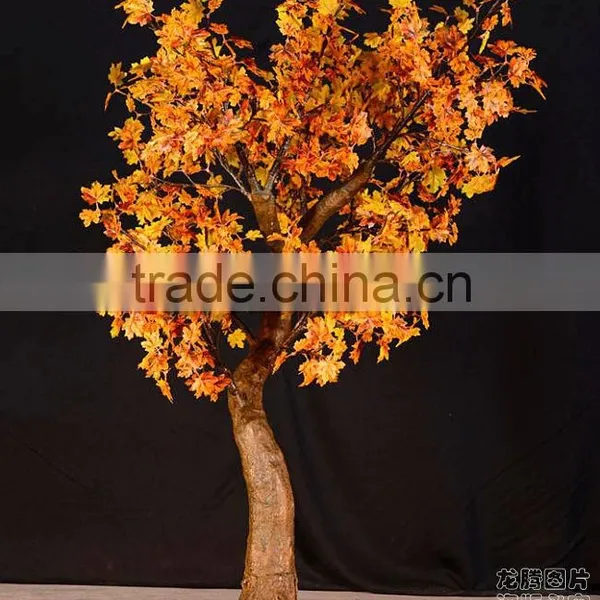 Building Decoration Artificial Maple Leaf Outdoor Lighted Trees photo-2