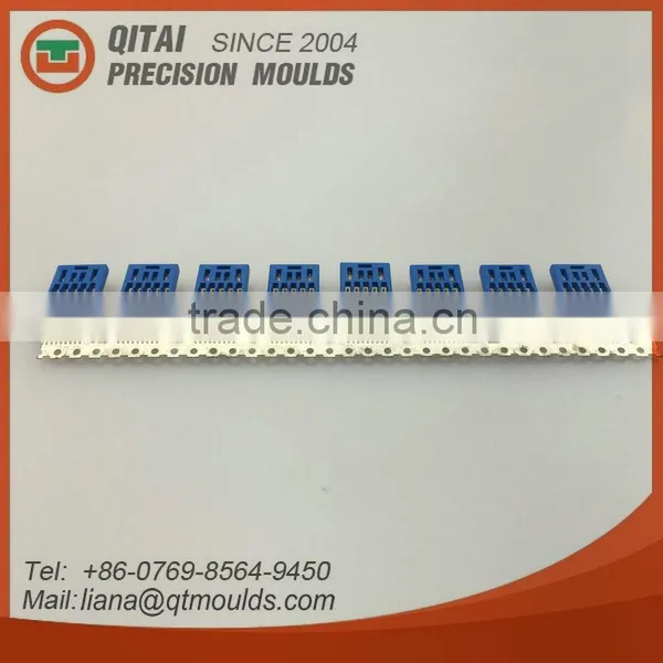 Plastic Injection Male Female Communication Connector PC Connector Mould photo-5