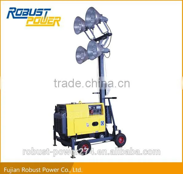 Maunal Mobile Light Tower China Factory photo-3