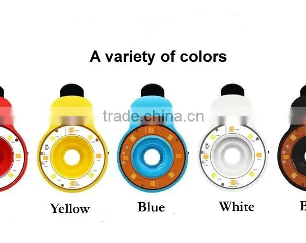 Universal Clip-On Selfie LED Light With Colored Filters And Camera Lens Kit For Smart Phones Tablets photo-2