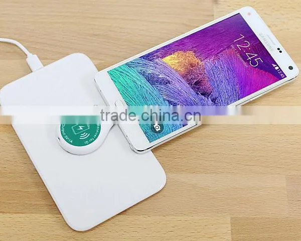 Compact Qi-Enabled Wireless Charging Adapter For Android Phones With Micro USB 5pin Connectors photo-4