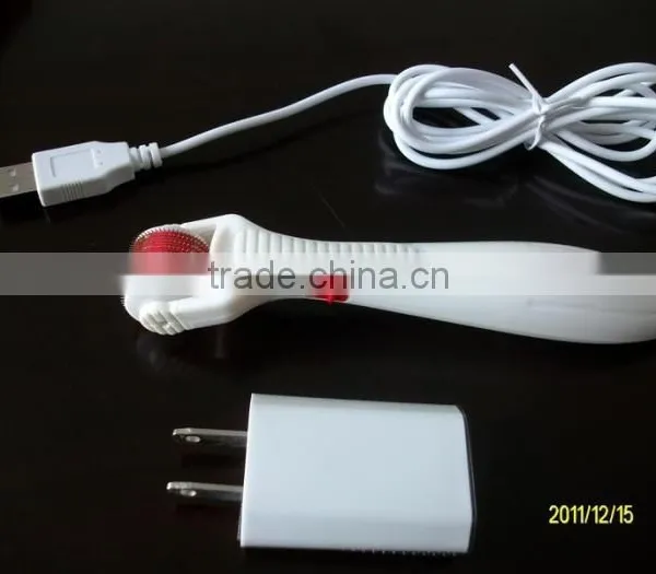 Changeable Heads Titanium LED Derma Roller,vibarting Roller photo-3