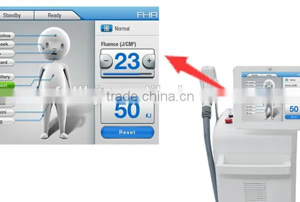 Permanent Hair Removal/Professional New Diode 808nm Laser Hair Removal Machine photo-3