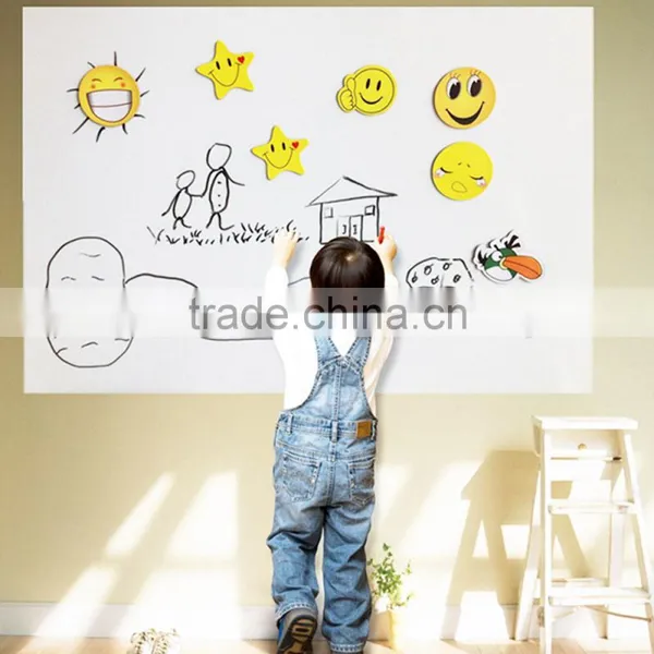 Kawachi Whiteboard Wall Sticker Removable Vinyl Sticker Decal With One Free Pen (45 x 200 Cm)