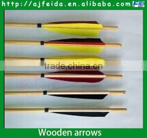 FD-16506 Uniform Spine Bamboo Arrow With Turkey Feather for Recurve Bow and Traditional Bow Shooting Arrow China Wholesale photo-3