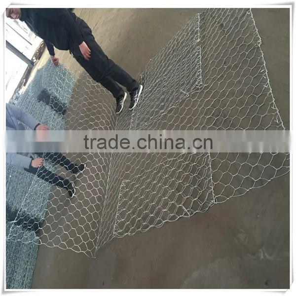 2017 Qiangyu Hot Sale Galvanized and PVC Coated Gabion Wire Mesh Box photo-6