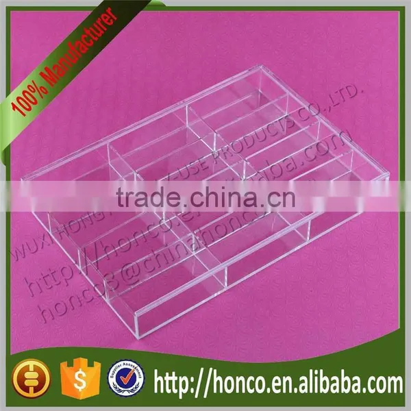 Hot Selling Products 12 Bins Acrylic Jewelry Box Jewel Case,Clear Colour photo-5