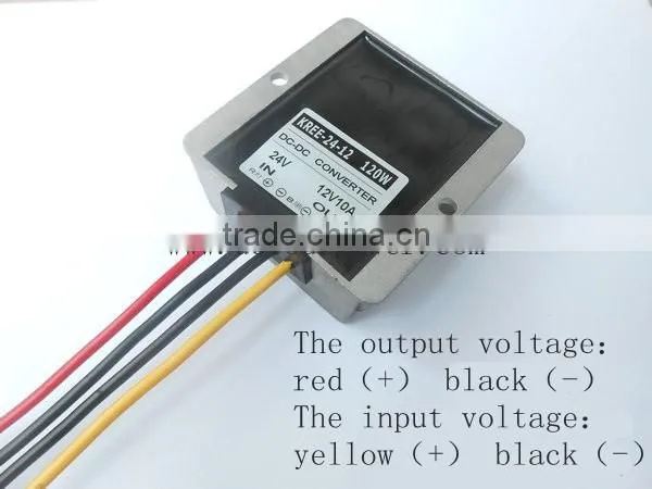 24V 12V Car Power Converter Turn the Car Stereo System Modification Power DC-DC10A120W photo-2