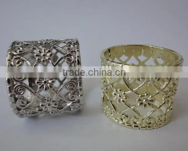 Silver Plated Monogrammed Napkin Ring photo-2