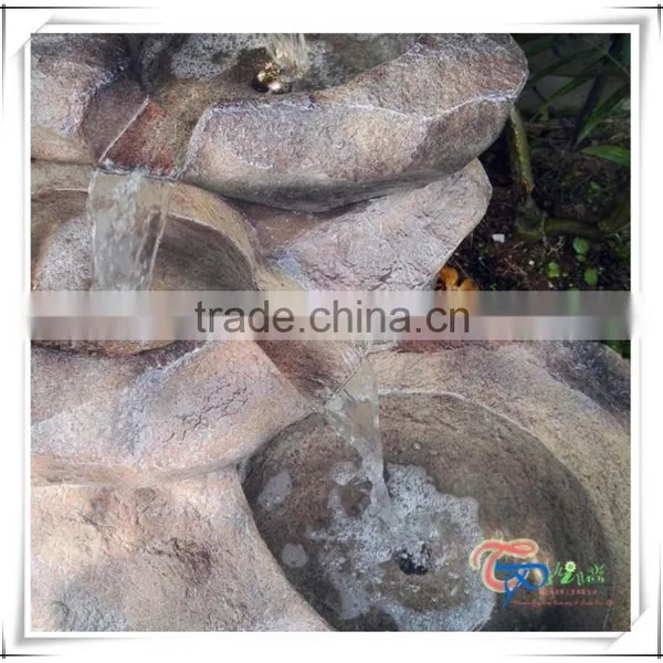 Beautiful Imitation Stone Fiberglass Outdoor Garden Water Fountain photo-6