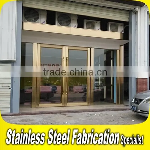 Custom Made Interior Decorative Metal Door Frame For Glass Door photo-2