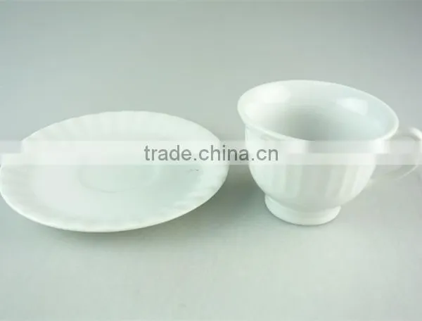 White Stock Lot for Sale Ceramic Tea / Coffee Cup & Saucer With Color Box 12 Pieces Set photo-4