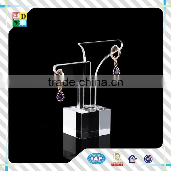 Luxury Design Acrylic Jewelry Display Stands for Ring and Earing,New Arrival Popular Bottle Acrylic Display From China photo-3