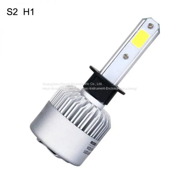 LED-фара для автомобильного фонаря S2 H1 COB LED-фара для автомобиля с функцией ближнего и дальнего света