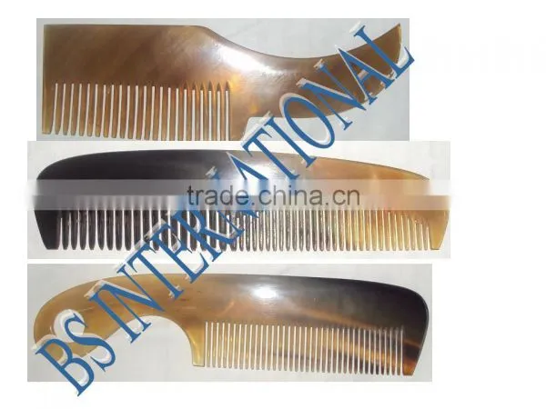Buffalo Horn Hair Combs