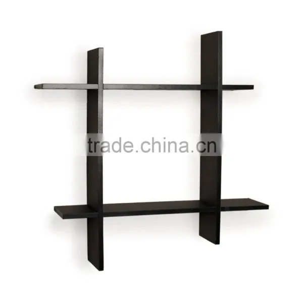 Asymmetric Laminate Square Floating Wall Shelf Lovely DIY Home Decorative Floating Wall Shelf Wholesale photo-2