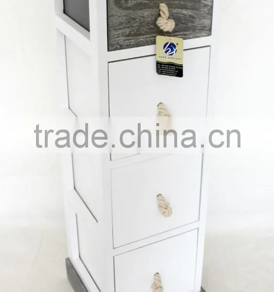 Home Furniture Solid Furnitures Organization Cabinet Distressed Cabinet photo-5