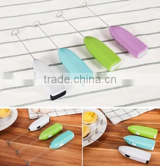 Electric Egg Beater Battery Operate Egg Beater Coffee Frother photo-6
