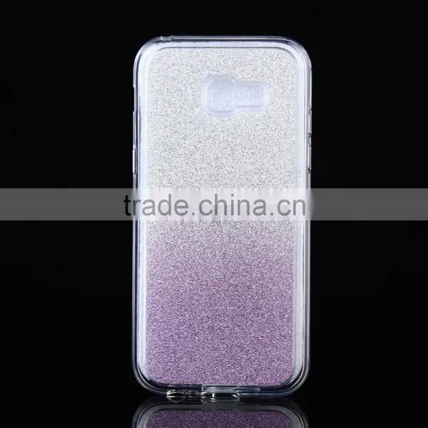 Finger Ring Holder Gradually Change Color Phone Case for Samsung A3 A5A A7 photo-2