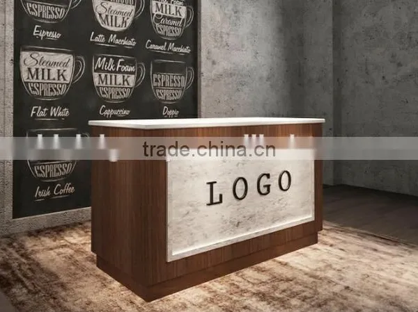 Classical Reception Desk Modern Shop Counter Design Mobile Shop Counter(BG11-M103) photo-2