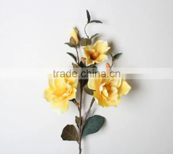Elegant Decorative Artificial Magnolia Flower for Wholesale Direct Selling photo-6