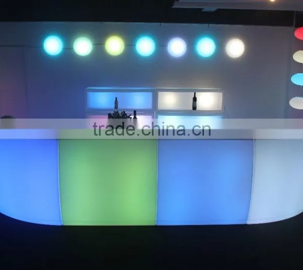 Commercial Modern Wine Mini Lighted Led Bar Counter for Sale photo-4
