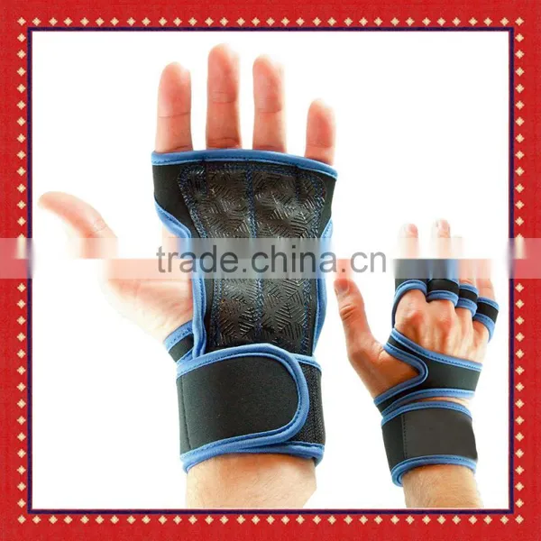 Comfortable Grips For Gymnastics And WOD Cross Training, Hand Protectors With Wrist Brace,Pull Up Crossfit Gloves photo-4