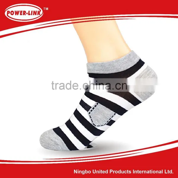 Pure Cotton Stripe Short Tube Their Odor-proof Cotton Men and Women Are Socks,Average Size of Socks photo-4