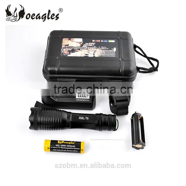 Oringal Brand New Oeagles XML-T6 3 Modes Power Style LED Bicycle Light Flashlight Torch photo-2